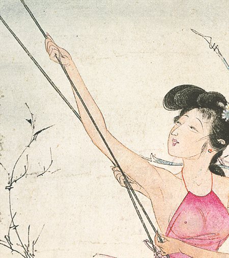 宁强县-胡也佛的仕女画和最知名的金瓶梅秘戏图